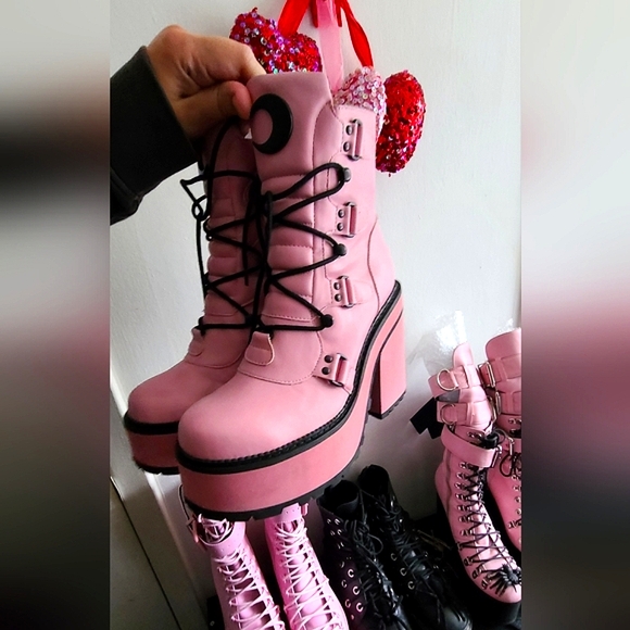 Killstar Broom Rider Boots - Picture 3 of 10